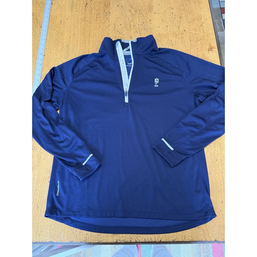Zero Restriction 1/4 Zip Golf Pullover Mens Large Blue Performance